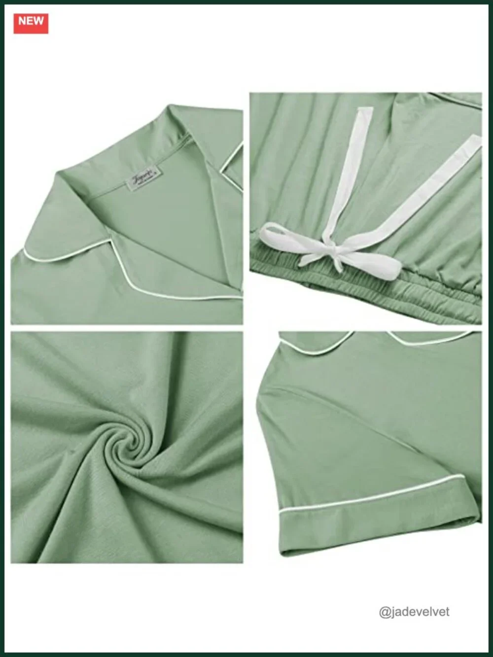 Bamboo Viscose Super Soft Cooling Pajama Shorts Set Button Down S-XXL